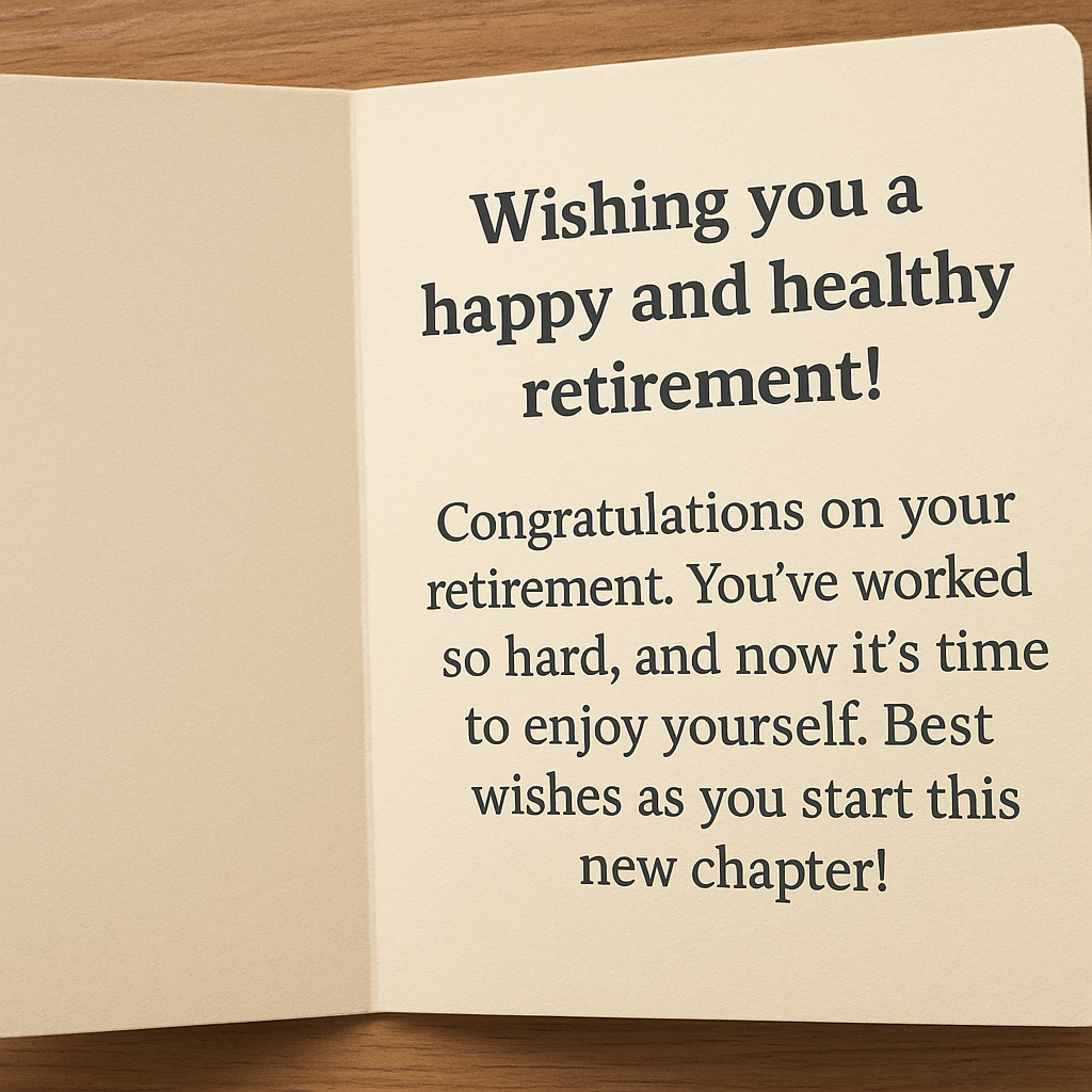Beyond "Happy Retirement!": What to Write in a Retirement Card (And Gifts to Match!)