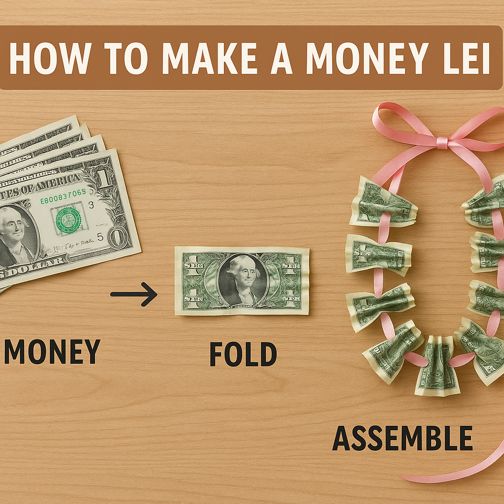 Celebrate in Style: How to Make a Money Lei & Pair it with a Personalized Graduation Gift