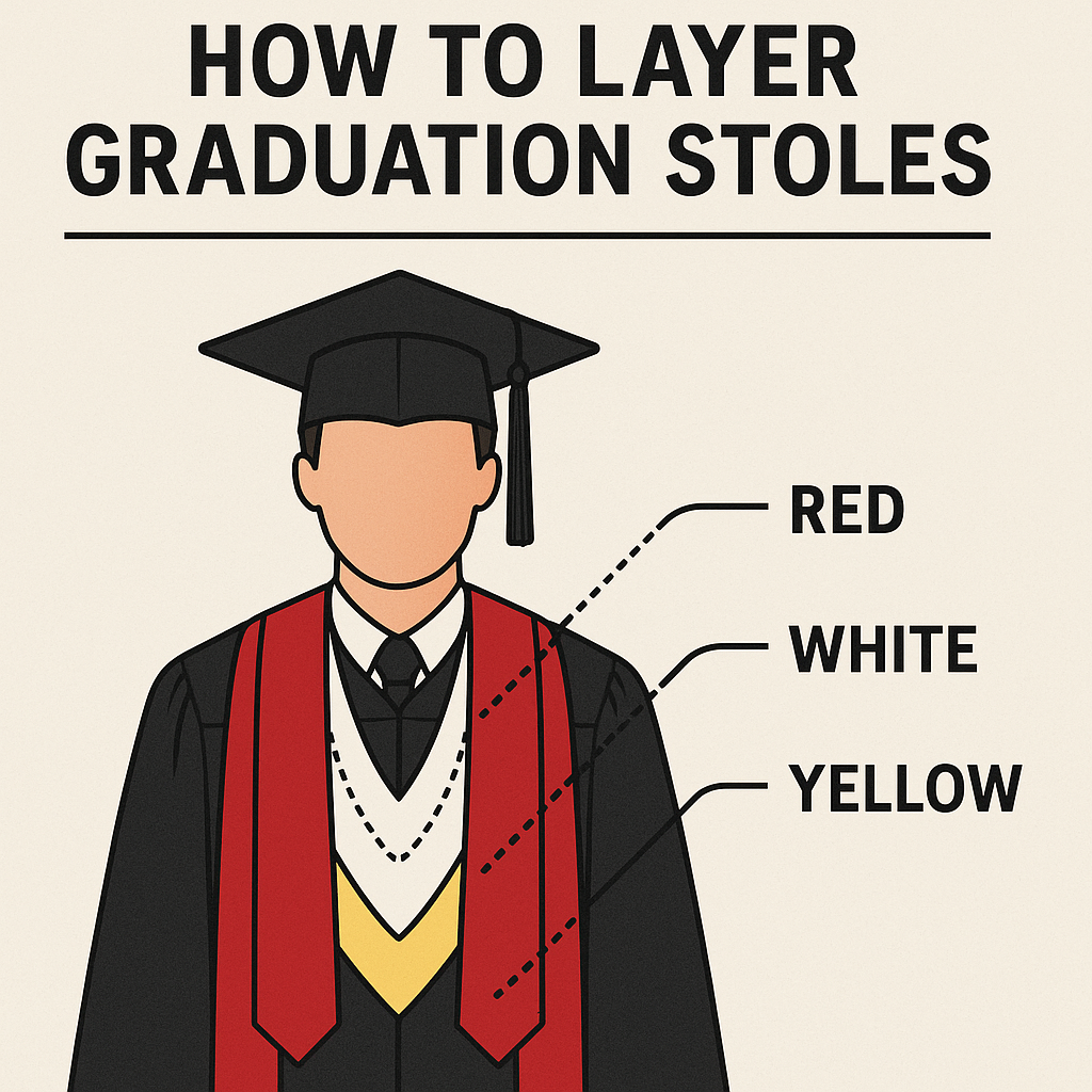 Show Off Your Achievements: How to Layer Graduation Stoles & Preserve Them Beautifully
