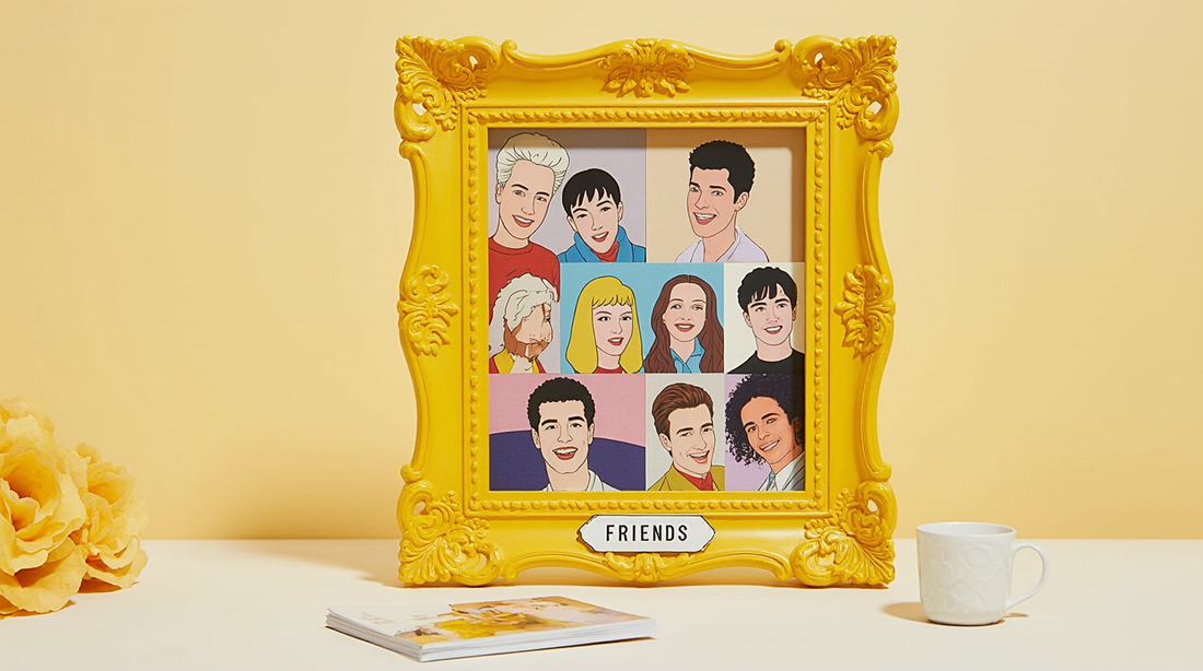 Looking Back with Love: The Charm of a 'Friends Window' Personalized Gift