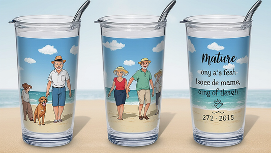 Mature Beach Couples Tumbl: The Ultimate Personalized Gift for Sun-Kissed Romance