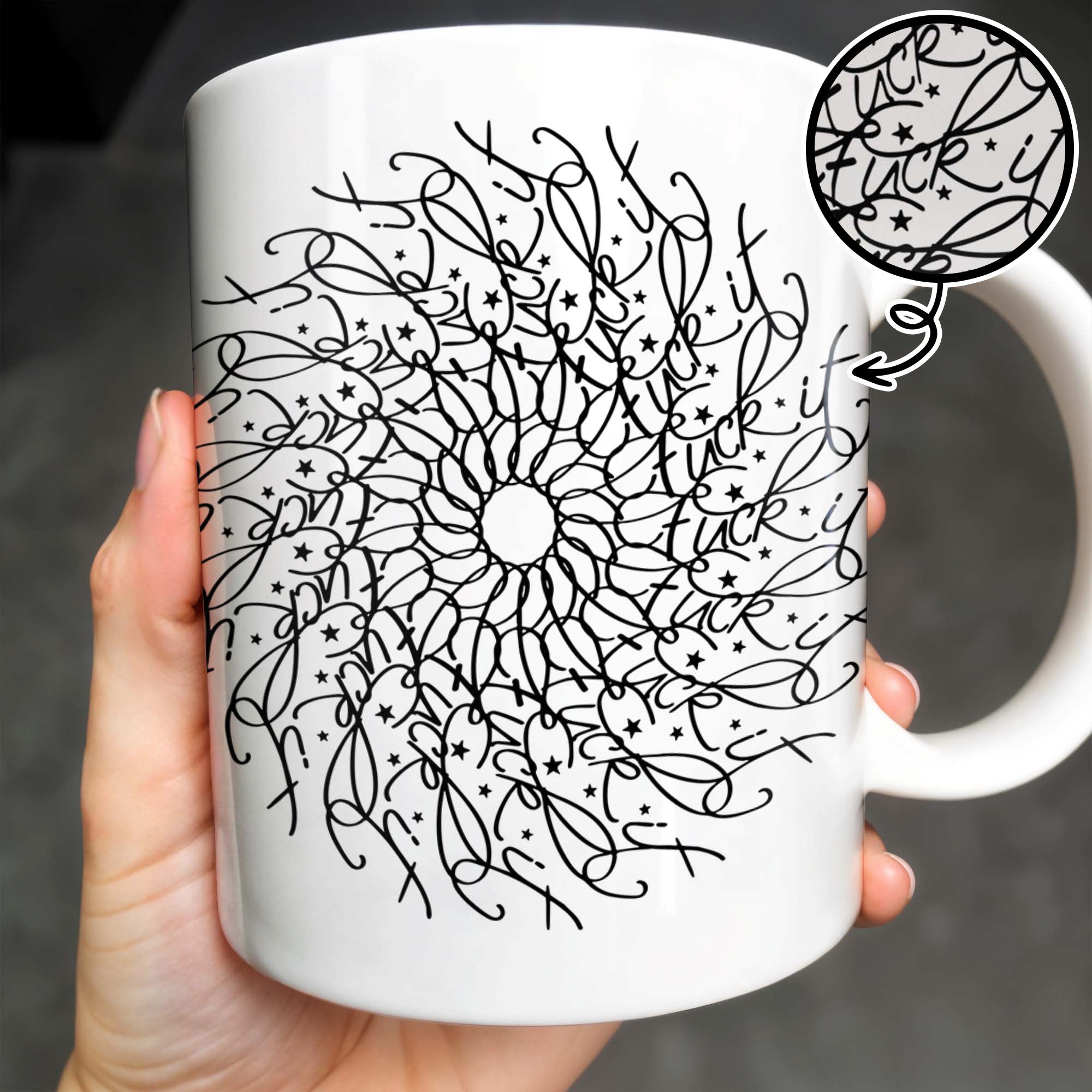 Eff It Eff It Eff It With Stars, Coffee Mug, Gift For Friends And ...