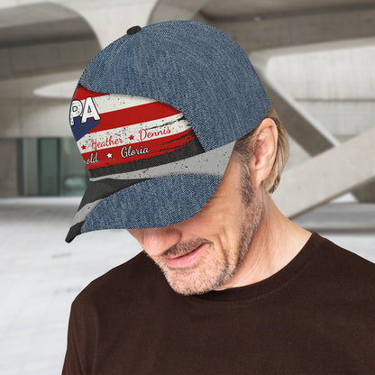 Orgulloso de ser Boricua - Gorra personalizada, gorra de béisbol con estampado completo - LA036_BAC