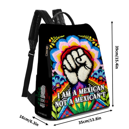 Soy un MexiCan, no un MexiCan't - Mochila de cuero personalizada - ME020_BP