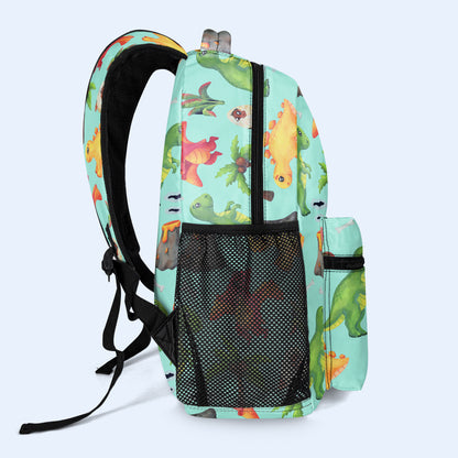 Dinosaurio - Mochila personalizada personalizada - AA023_CB