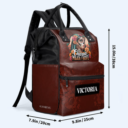 Mujer Fuerte - Personalized Custom Duckbilled Travel Backpack - ME051_DKB