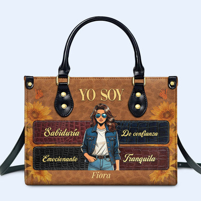 Yo Soy - Bolso de piel personalizado - HS037_HB