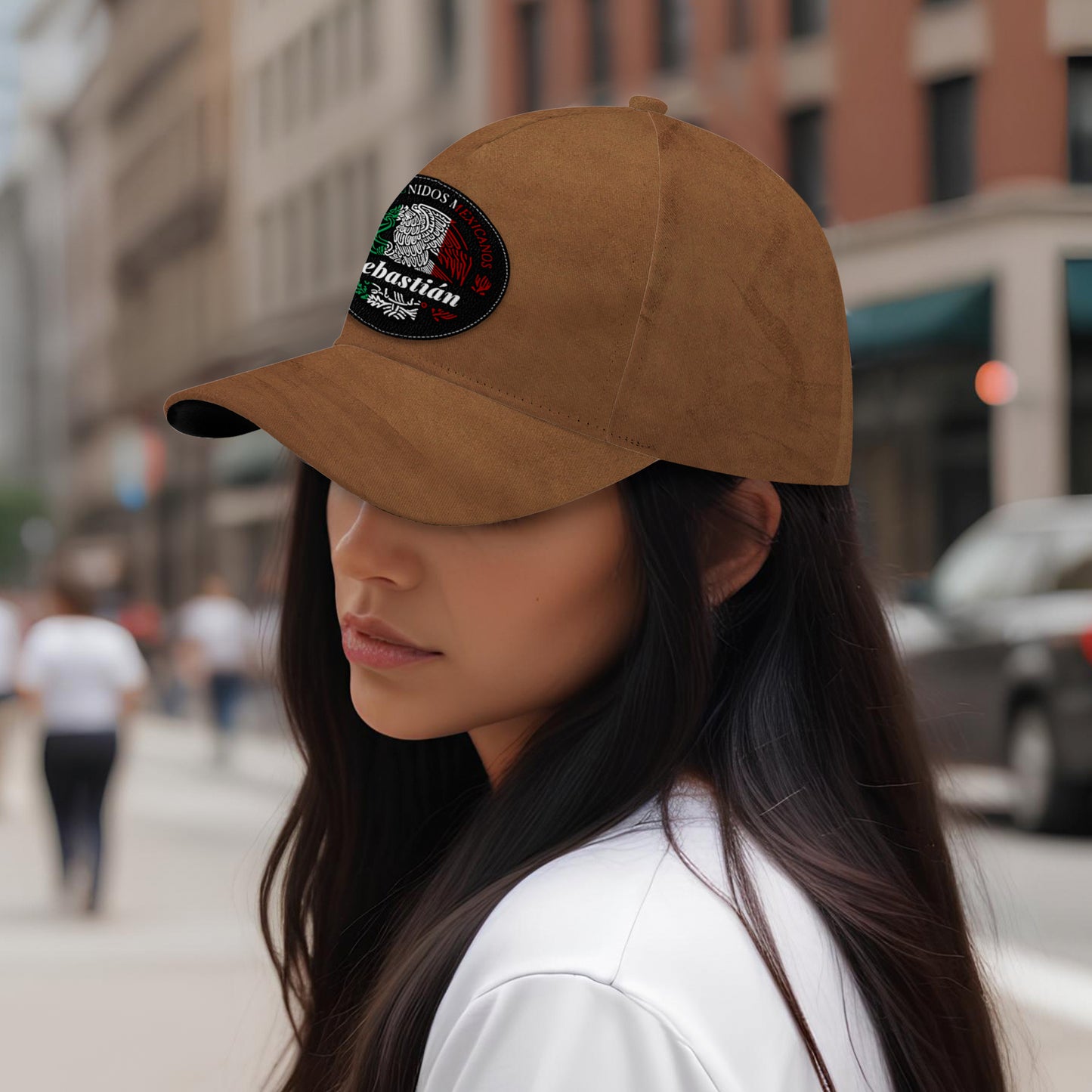 Estados Unidos Mexicanos - Gorra personalizada, gorra de béisbol con estampado integral - ME054_BAC