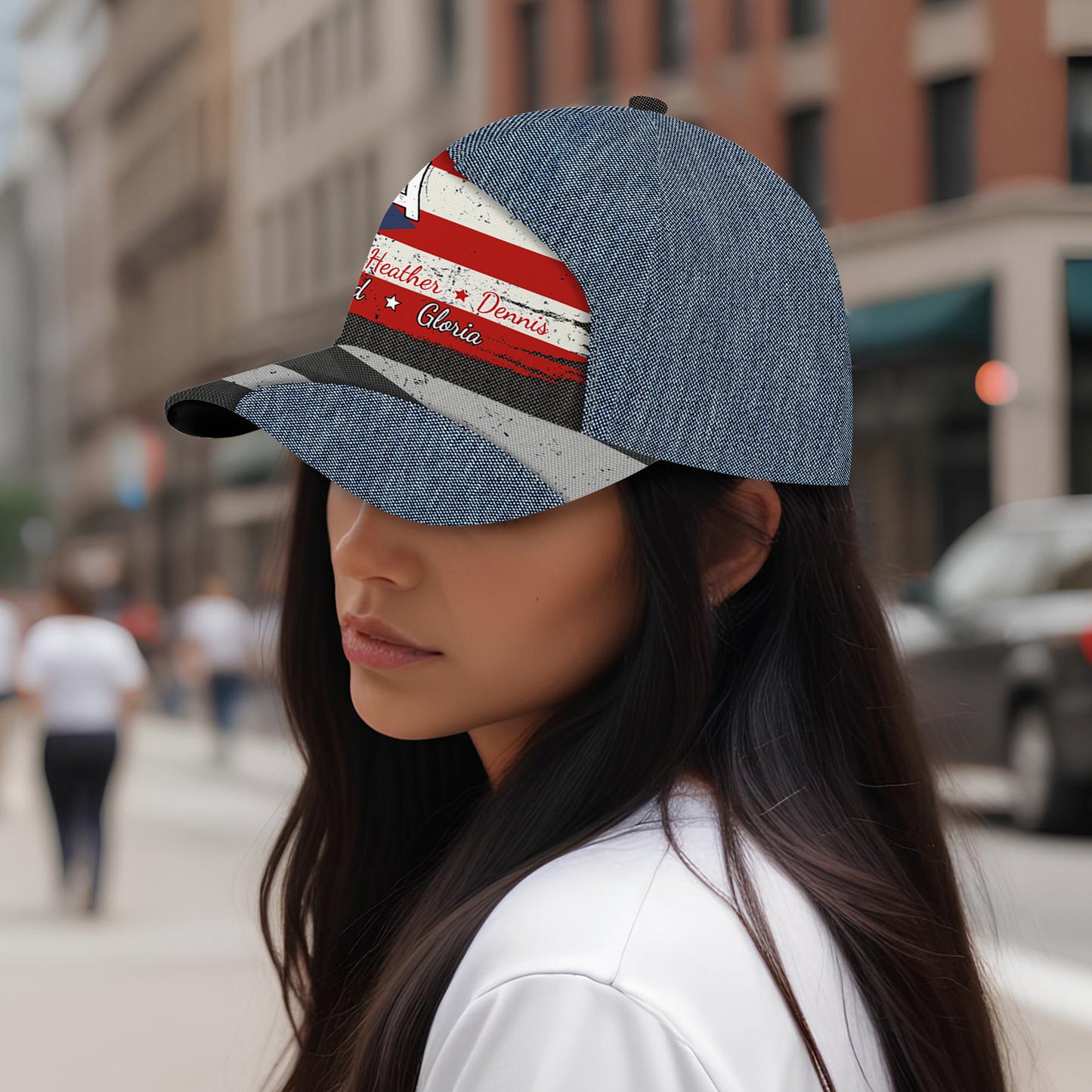 Orgulloso de ser Boricua - Gorra personalizada, gorra de béisbol con estampado completo - LA036_BAC