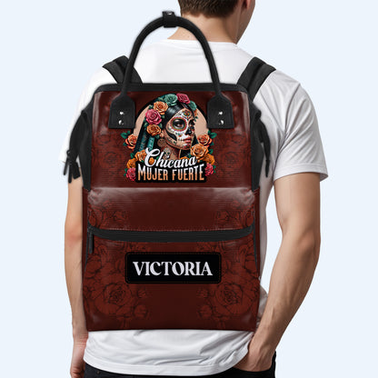 Mujer Fuerte - Personalized Custom Duckbilled Travel Backpack - ME051_DKB