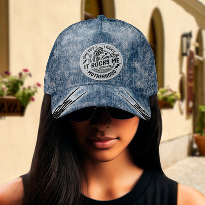 We Are Rockin' Motherhood - Gorra personalizada personalizada, gorra de béisbol con estampado integral - FM010_BAC