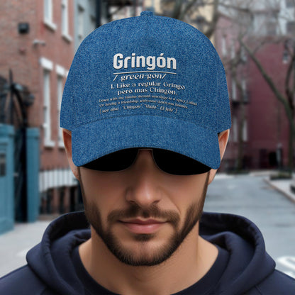 Gringón - Gorra personalizada personalizada, gorra de béisbol con estampado completo - HS058_BAC