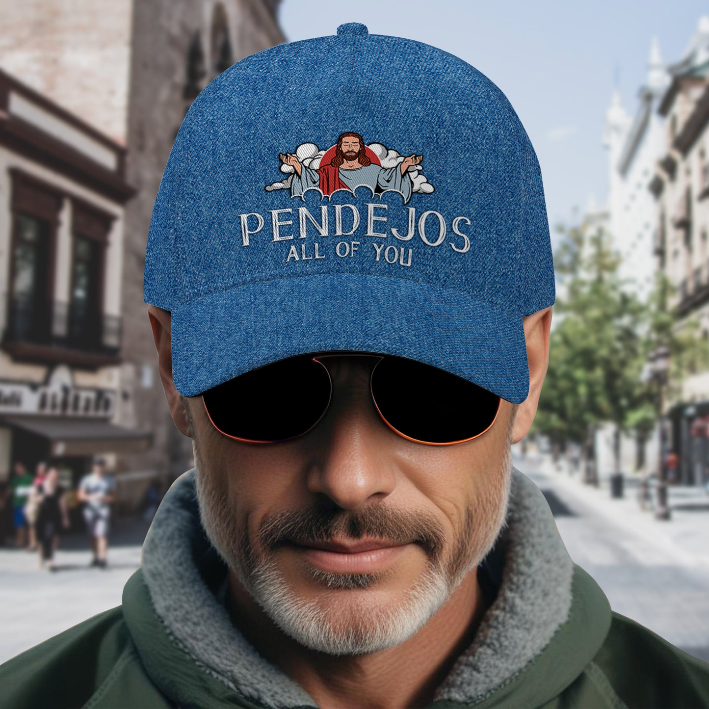 PENDEJOS ALL OF YOU - Personalized Custom Hat, All Over Print Baseball Cap - HS055_BAC