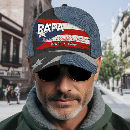 Proud To Be Boricua - Personalized Custom Hat, All Over Print Baseball Cap - LA036_BAC