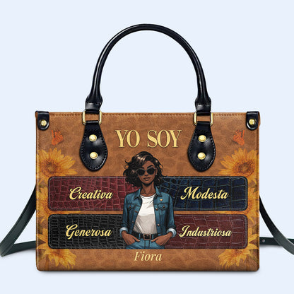 Yo Soy - Bolso de piel personalizado - HS037_HB