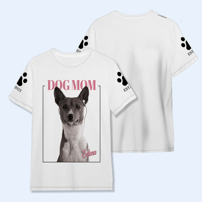 Dog & Cat Personalized Custom Unisex T-shirt - Personalized Custom Unisex All-Over Printed T-Shirt - PET003_3T