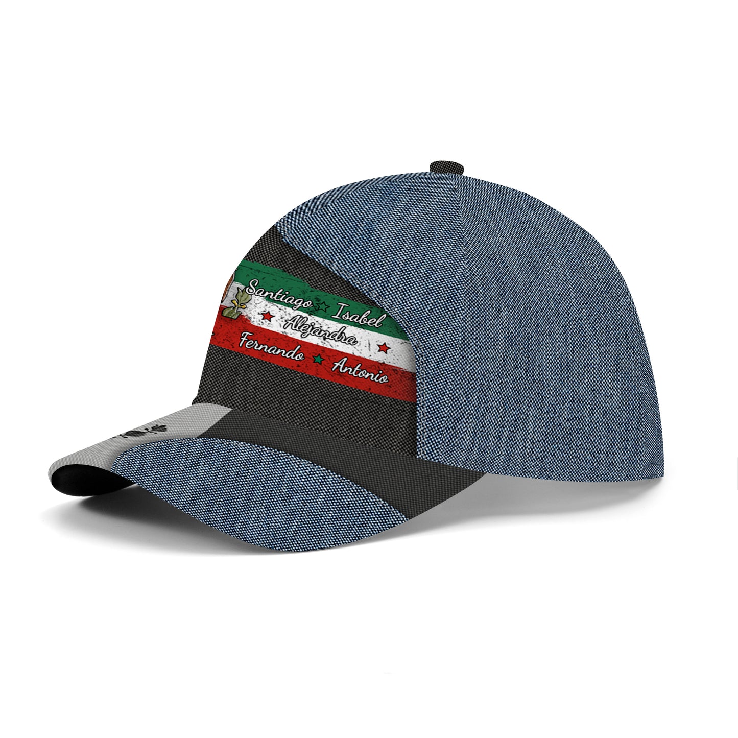 Orgulloso de ser mexicano - Gorra personalizada con estampado completo - ME056_BAC