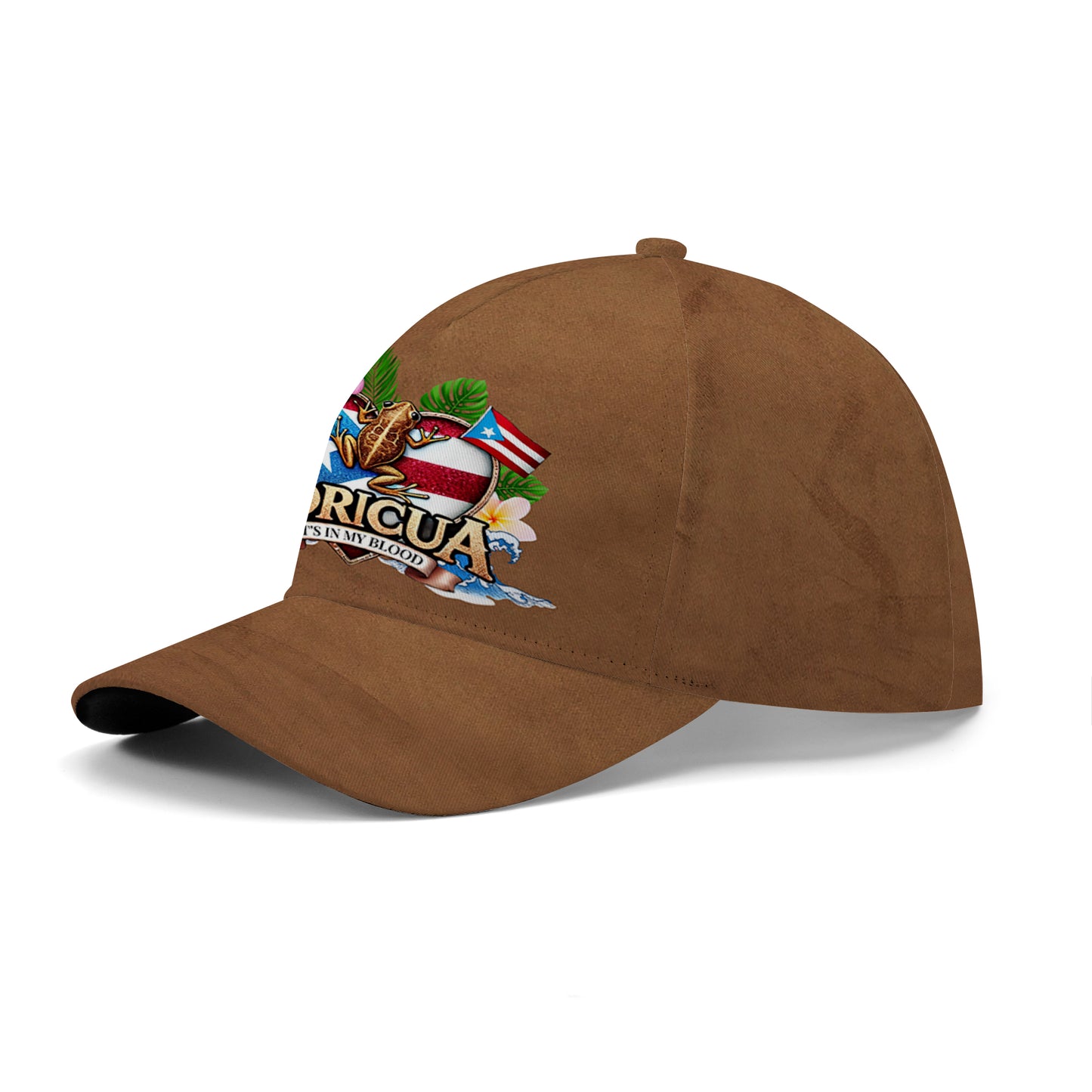 BORICUA. IT'S IN MY BLOOD - Personalized Custom Hat, All Over Print Baseball Cap - LA023_BAC