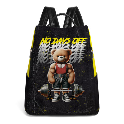 NO DAYS OFF - Personalized Leather BackPack - BP_FN17