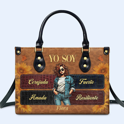 Yo Soy - Bolso de piel personalizado - HS037_HB