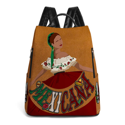 MEXICANA - Mochila de piel personalizada - BP_MX10