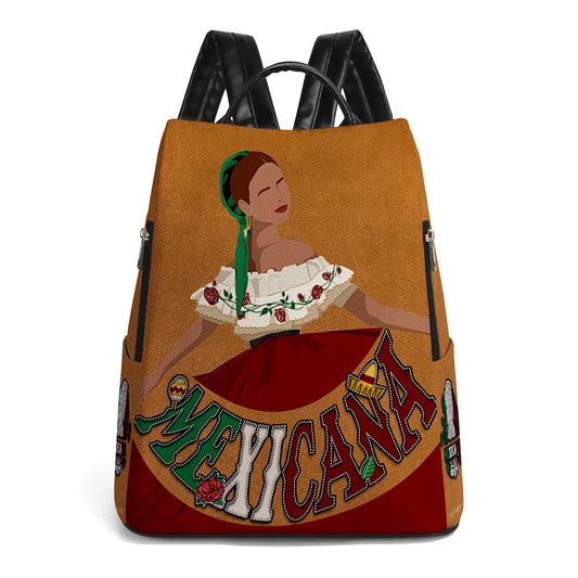 MEXICANA - Mochila de piel personalizada - BP_MX10