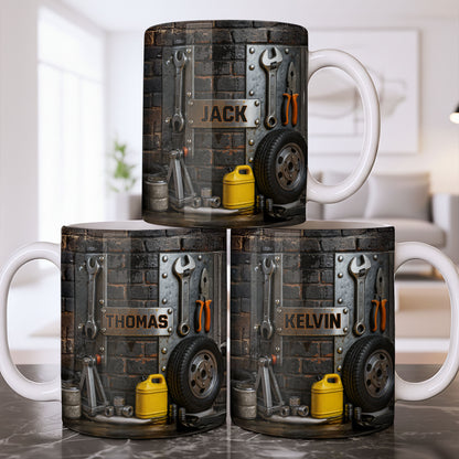 Perfect for DIY Enthusiasts and Car Lovers - Personalized Custom Coffee Mug - JBS076_MG