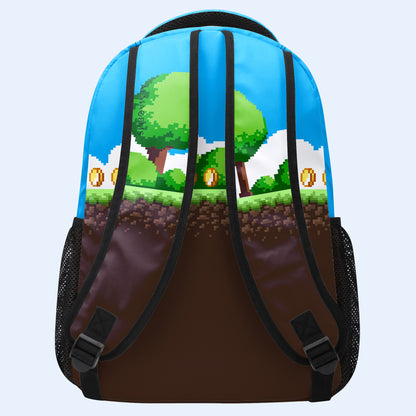 Que comiencen los juegos - Mochila personalizada personalizada - QCUS033_CB