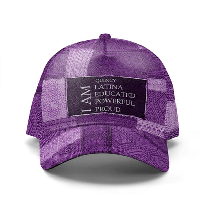 I AM - Personalized Custom Hat, All Over Print Baseball Cap - HS036_BAC