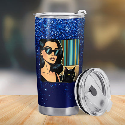 Personaliza tu arte - Vaso de acero inoxidable personalizado de 20 oz y 30 oz - QCUSTOM09TB