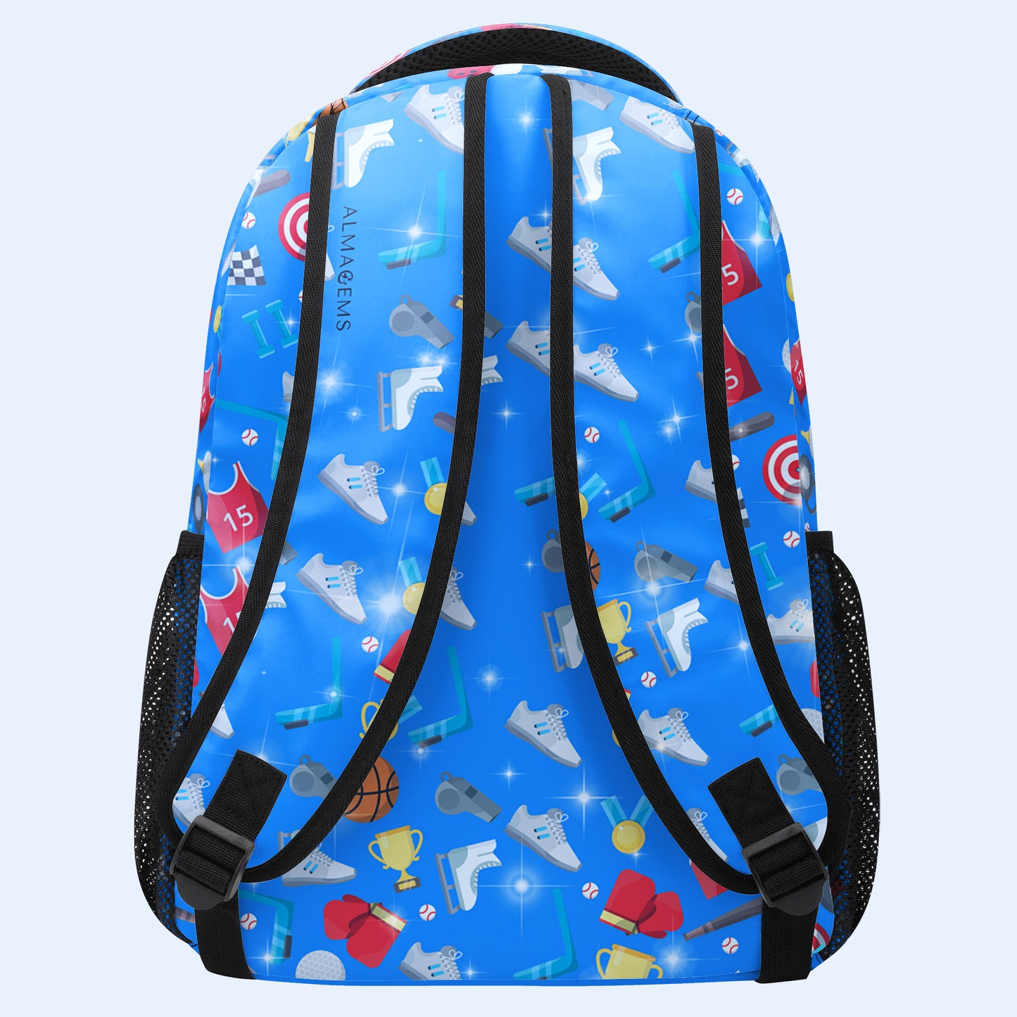 The Sporty Kid - Personalized Custom Backpack - QCUS035_CB