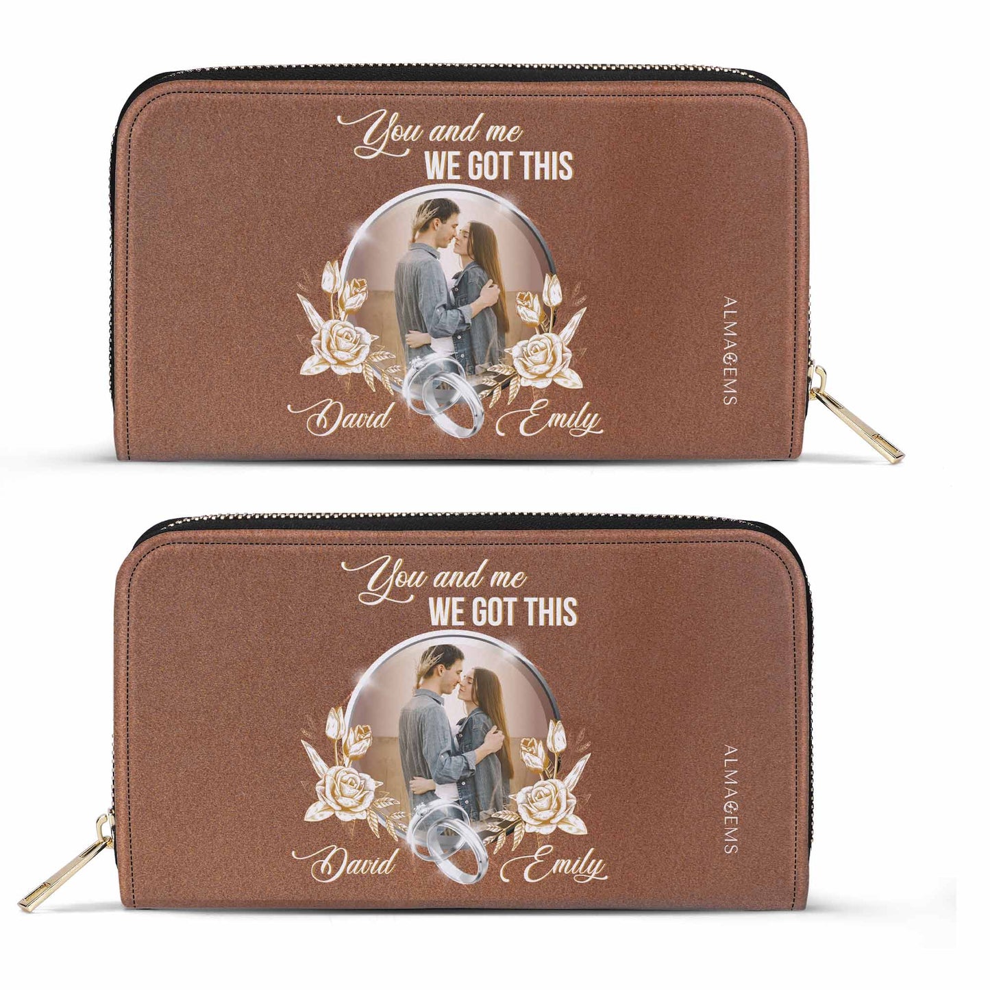 You And Me. We Got This - Women Leather Wallet - CP009_WW