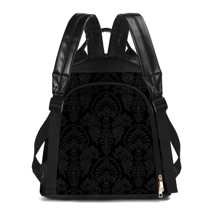 Queen Black - Personalized Custom Leather BackPack - DG005_BP