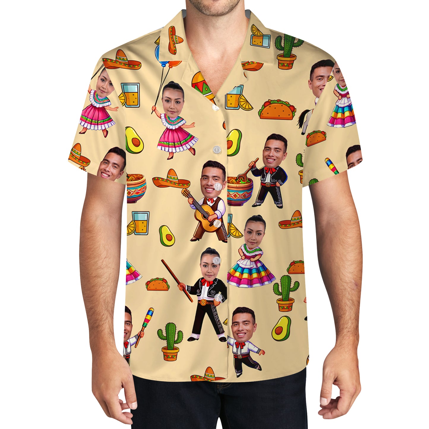 Cultura de México - Camisa hawaiana unisex personalizada - ME017_HW