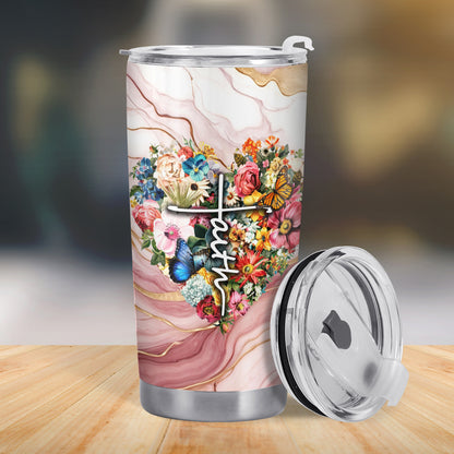 Faith - Vaso de acero inoxidable personalizado de 20 oz y 30 oz - HS008_TB