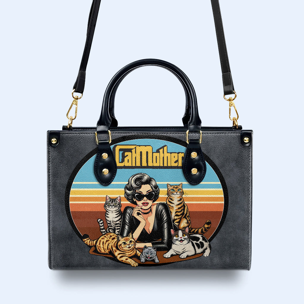 The CatMother - Bespoke Leather Handbag For Cat Lovers - LL22