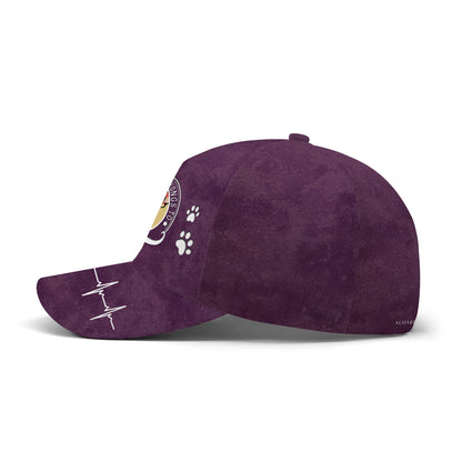 This Human Belongs To  - Special Personalized Custom Hat, All Over Print Baseball Cap - PET002_BAC