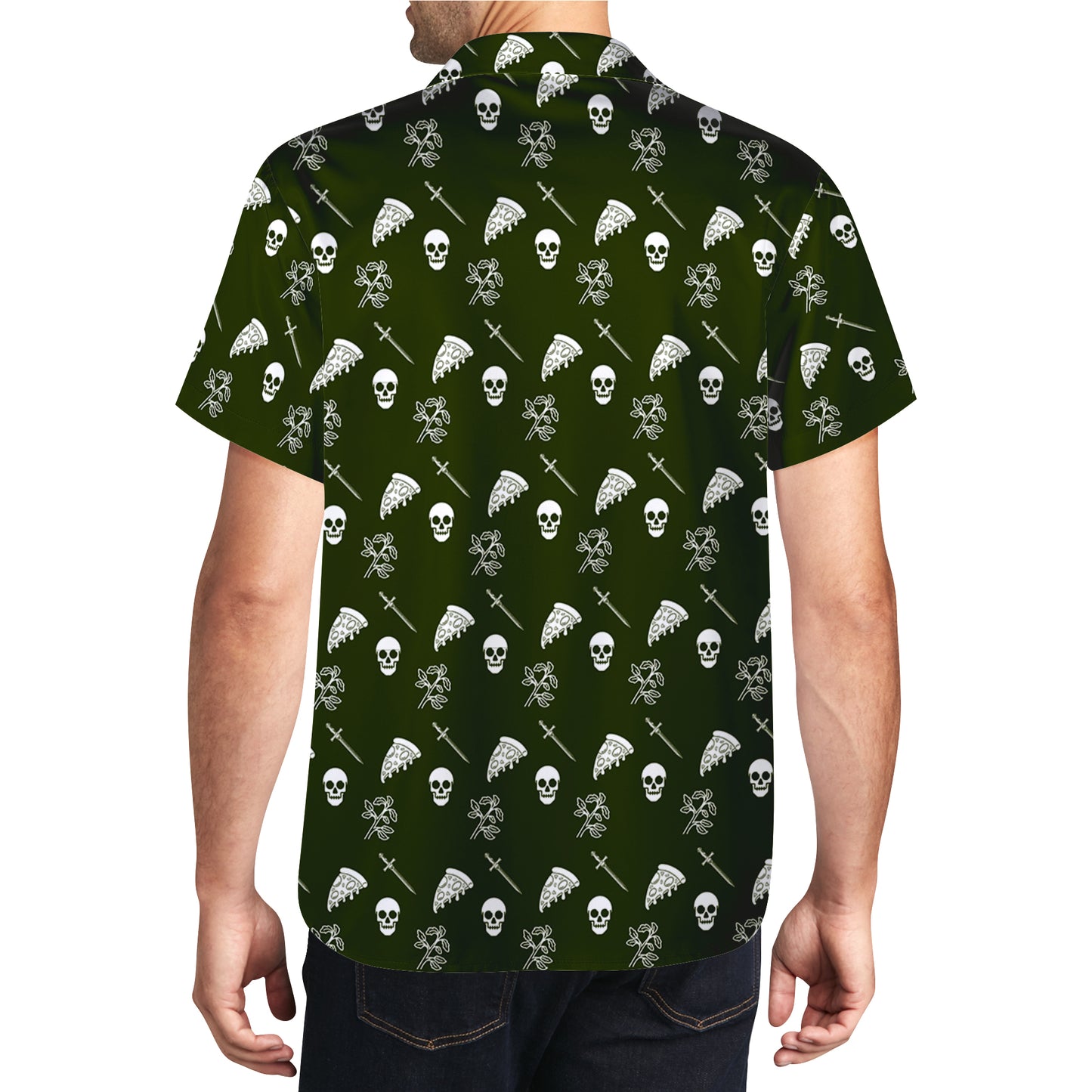 Camisa hawaiana unisex personalizada Pizza Slayer - ME009_HW