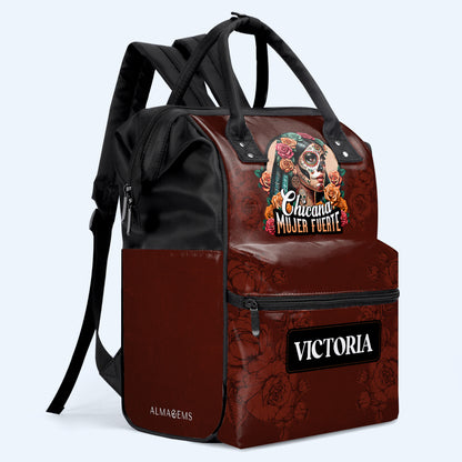 Mujer Fuerte - Personalized Custom Duckbilled Travel Backpack - ME051_DKB