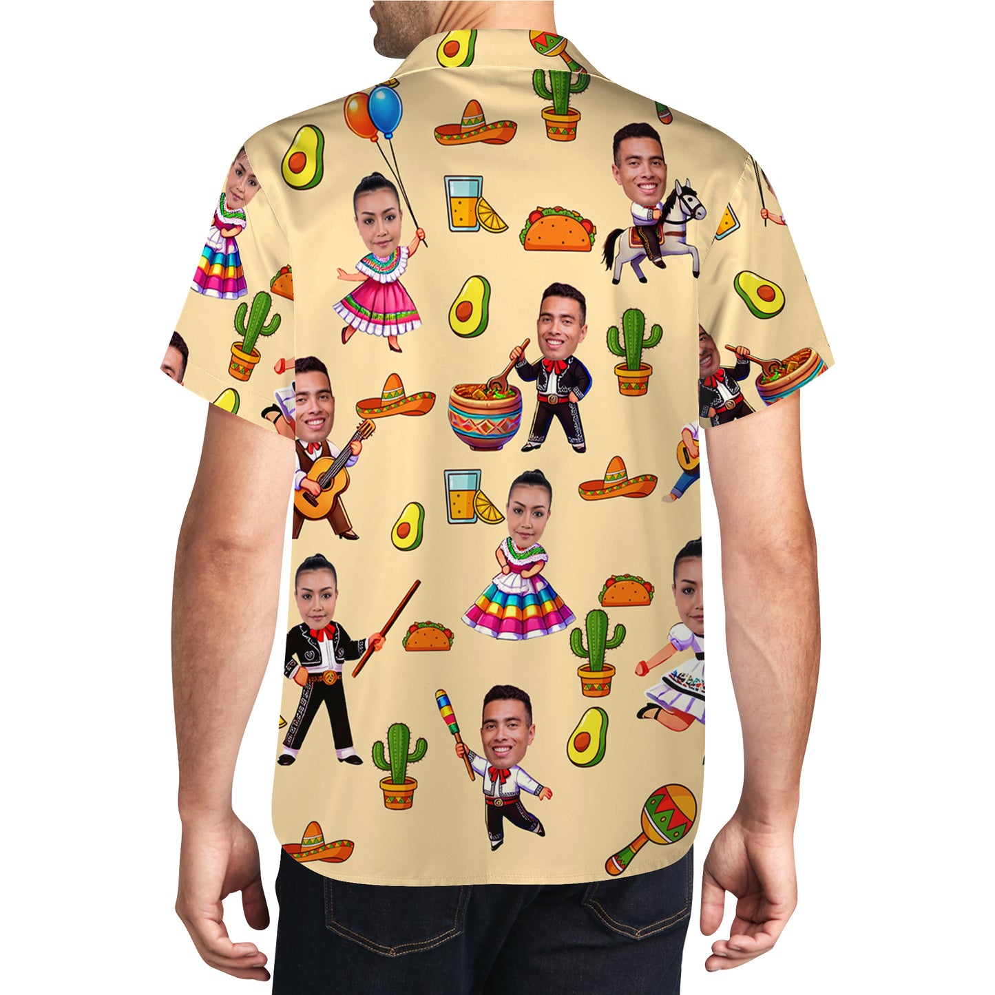 Cultura de México - Camisa hawaiana unisex personalizada - ME017_HW