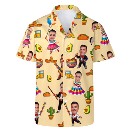 Cultura de México - Camisa hawaiana unisex personalizada - ME017_HW