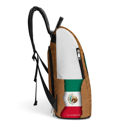 Estados Unidos Mexicanos - Mochila de Cuero Personalizada - BP_MX12