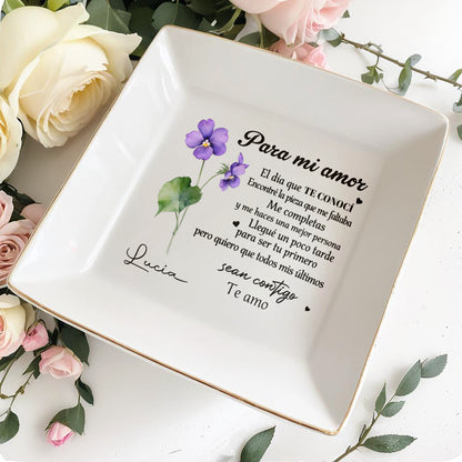 PARA MI AMOR - Plato de joyería personalizado - CP013_SCRD