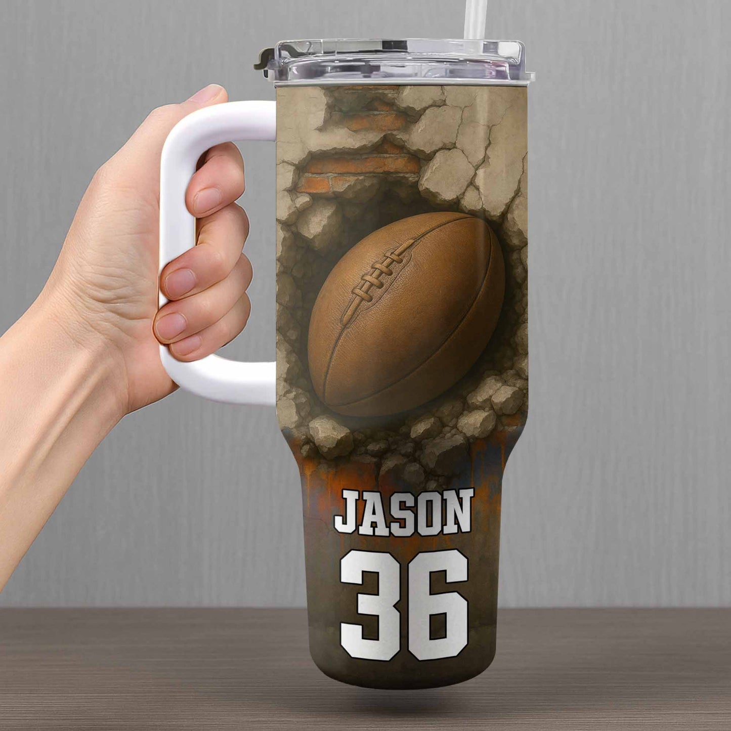 Celebrate Your Passion - Personalized 40oz Tumbler With Straw - SPORT012_TBS