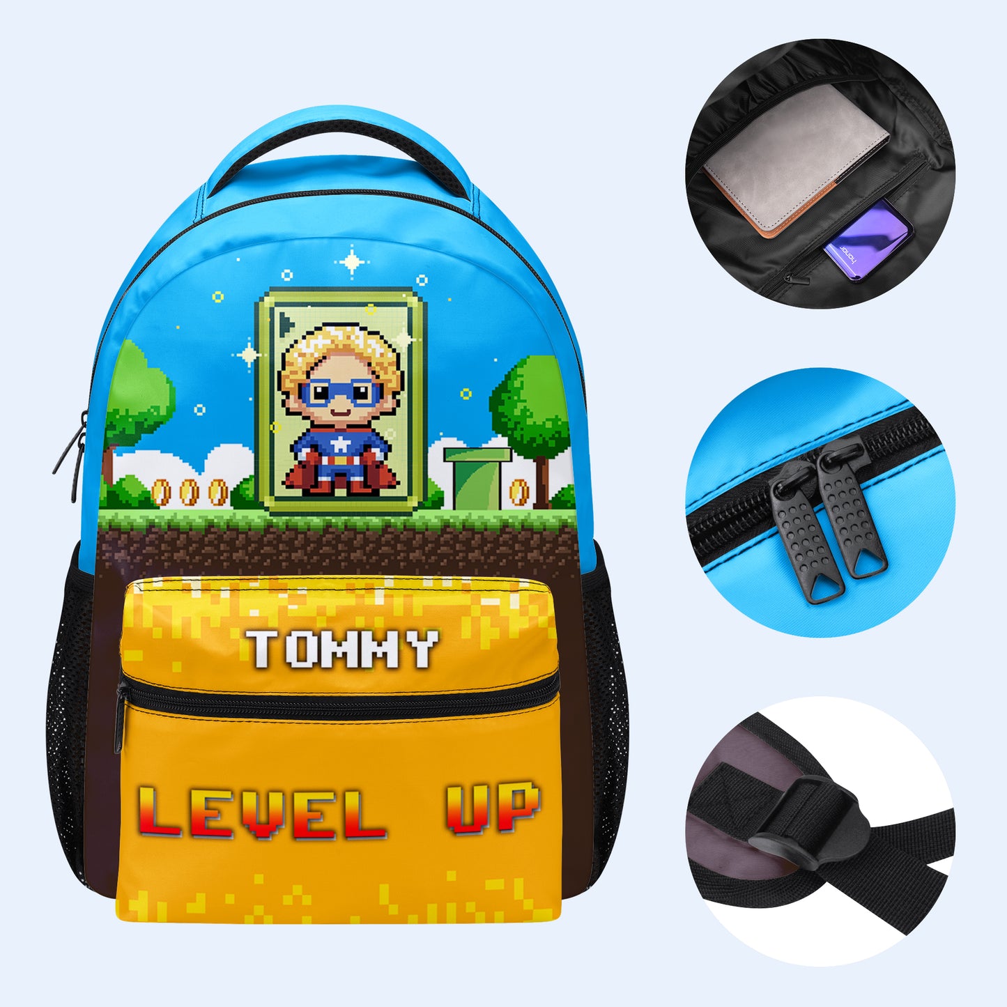 Level Up - Mochila personalizada personalizada - QCUS031_CB