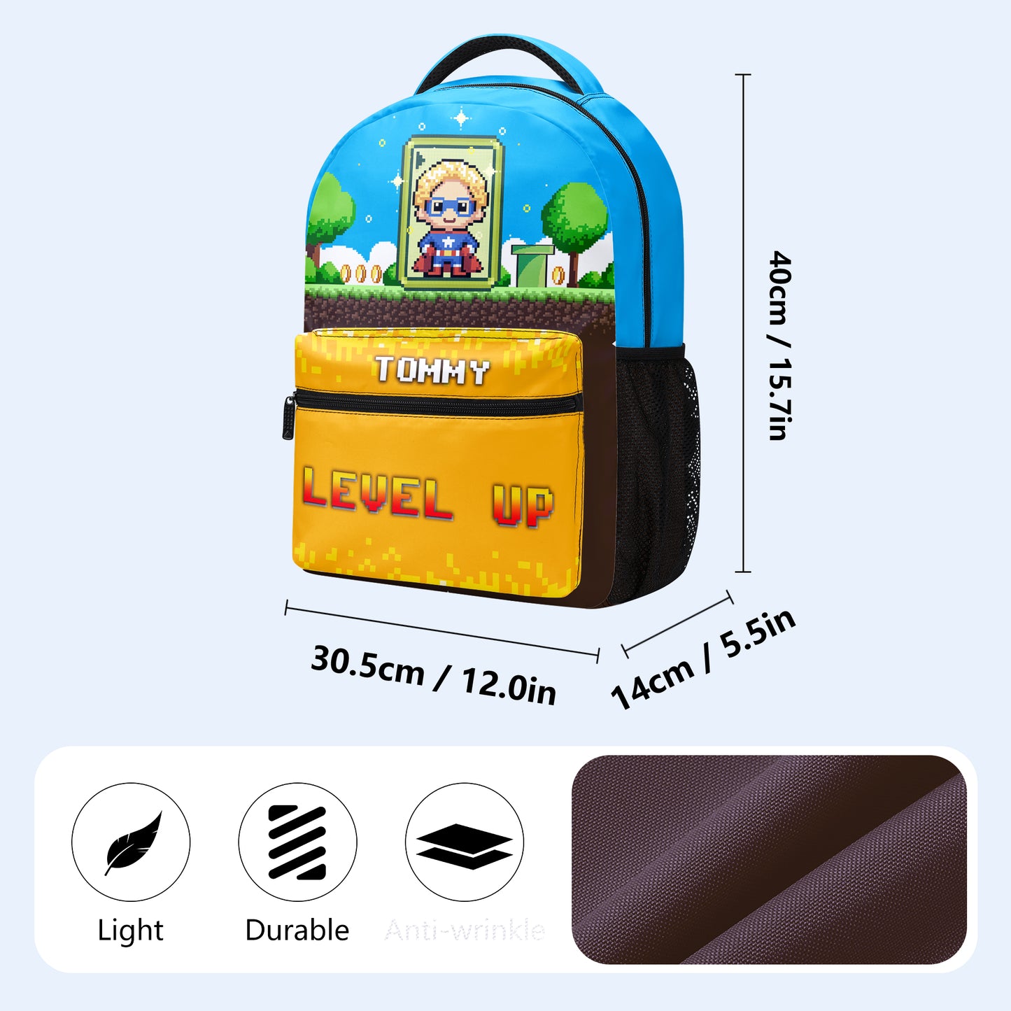 Level Up - Personalized Custom Backpack - QCUS031_CB