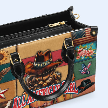 All American Girl - Leather Handbag - IND12