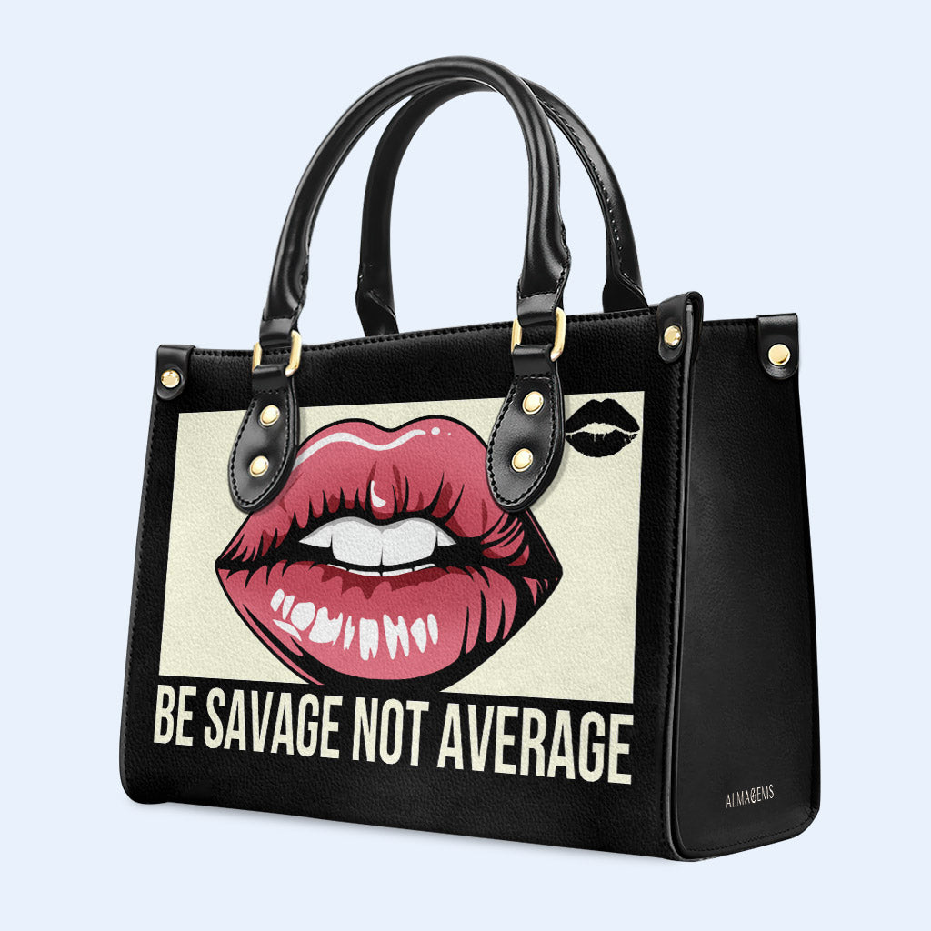 Baddie Energy - Bolso de mano de cuero personalizado - DG034_HB