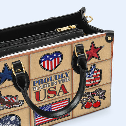 Proudly Made In The USA - Leather Handbag - IND18