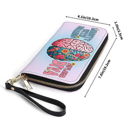 Beauty With Brains. Diploma DIVA - Women Leather Wallet - WW08